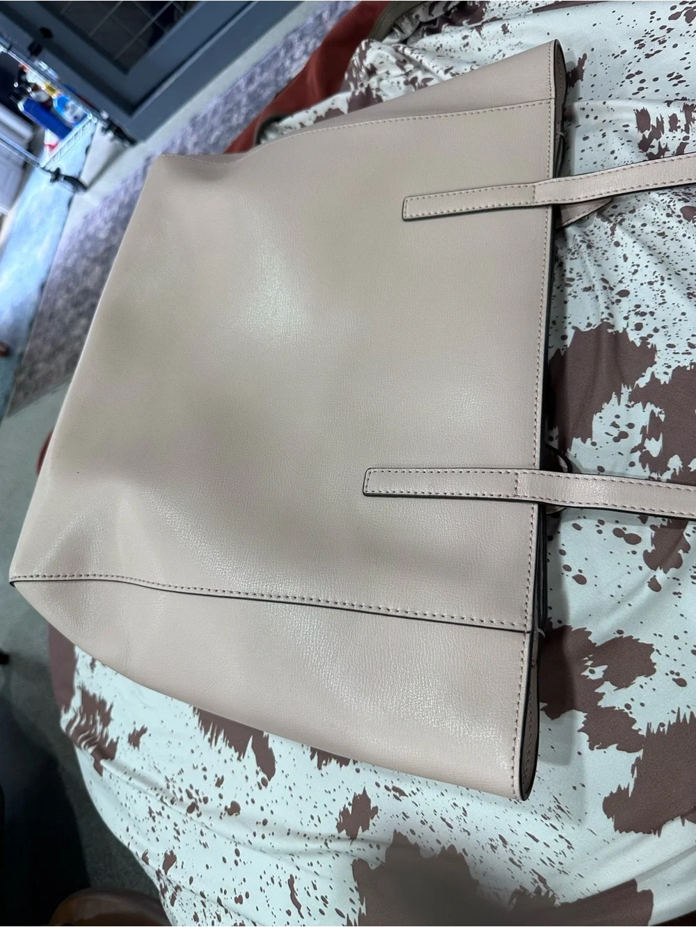 Michael Kors Rivington Large Saffiano Leather Tote Soft Pink